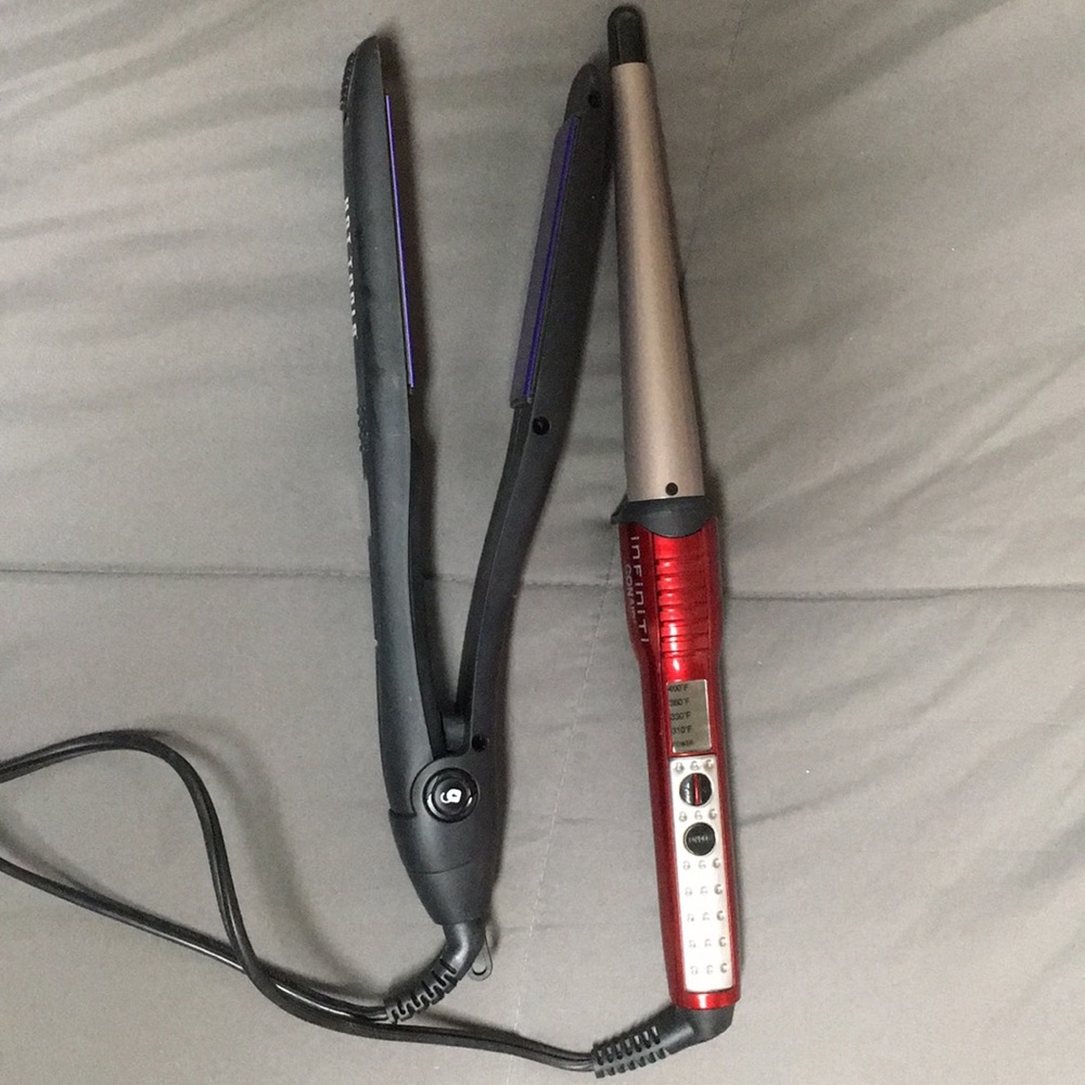 Flat iron/ Curling Wand bundle